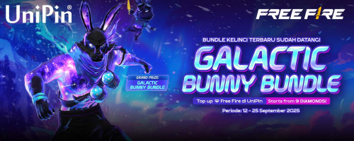Galactic Bunny Bundle Hadir di Free Fire! Top Up di UniPin Mulai dari 9 Diamond